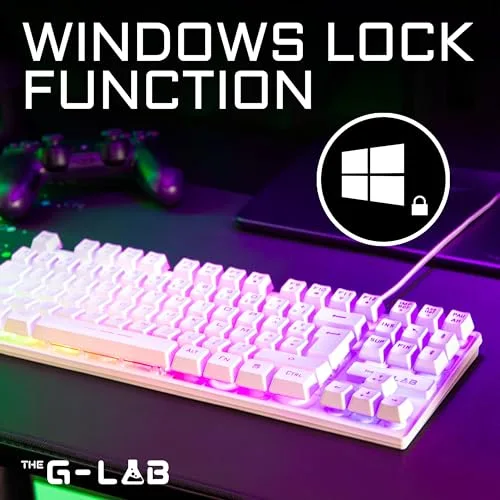 The G-Lab KEYZ CAESIUM TKL RGB AZERTY Membrane - vue 5