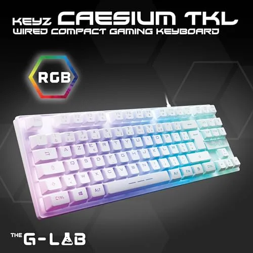 The G-Lab KEYZ CAESIUM TKL RGB AZERTY Membrane - vue 6