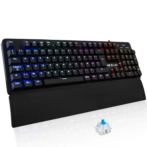 The G-Lab Keyz Carbon E Mécanique Switch Bleu AZERTY