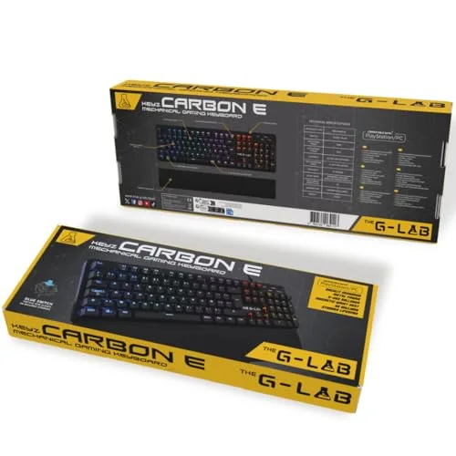 The G-Lab Keyz Carbon E Mécanique Switch Bleu AZERTY - vue 8