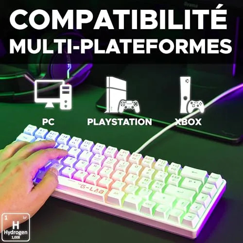 The G-Lab Keyz Hydrogen 60% Blanc Membrane - vue 5