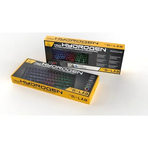The G-Lab Keyz Hydrogen 60% Semi-mécanique Filaire AZERTY Noir - vue 7