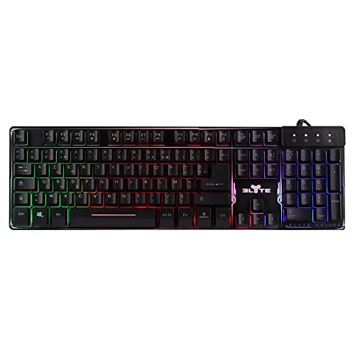 TNB ELYTE KY-100 Clavier gamer semi-mécanique Rainbow AZERTY - vue 2