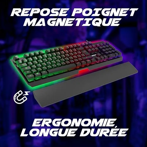 AKUMA Shonen K02 RGB Membrane AZERTY - vue 5