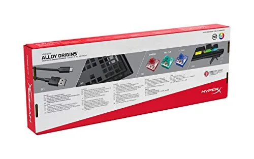 HyperX Alloy Origins RGB AZERTY Switches HyperX Red - vue 7