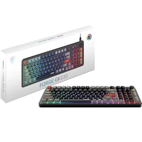 MSI Forge GK110 Clavier Méca-Membrane RGB AZERTY