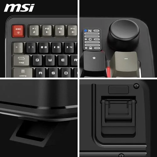 MSI Forge GK110 Clavier Méca-Membrane RGB AZERTY - vue 6