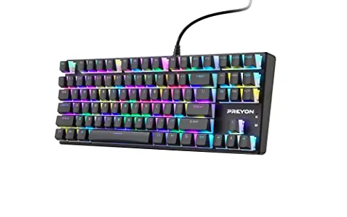 PREYON Blue Blitz Claw TKL mécanique RGB
