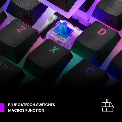 Clavier gaming PREYON Blue Blitz Claw - vue 4