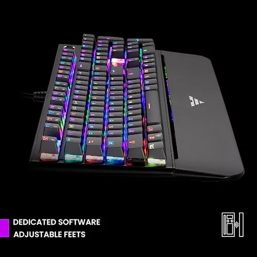 PREYON Long Claw Brown Gateron Brown, mécanique 100% RGB - vue 4