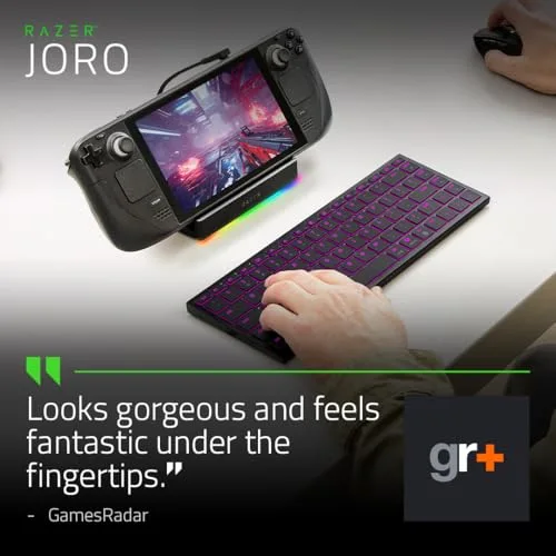 Razer Joro clavier gaming sans fil RGB ultra low-profile - vue 2