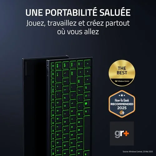 Razer Joro clavier gaming sans fil RGB ultra low-profile - vue 4