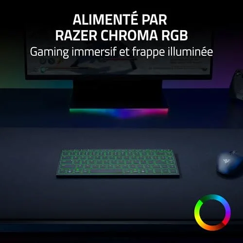 Razer Joro clavier gaming sans fil RGB ultra low-profile - vue 6