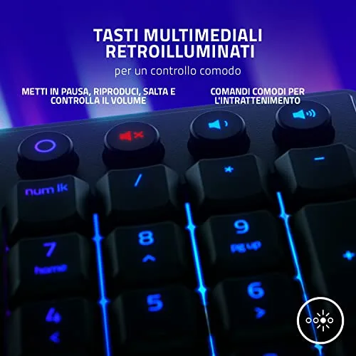 Razer Ornata V3 AZERTY RGB avec repose-poignet - vue 5