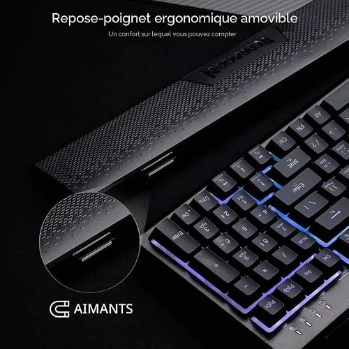 Redragon K515-RGB Shiva 98, membrane RGB - vue 5