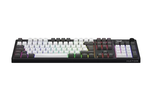 HATOR Skyfall 100 Pro Wireless clavier gaming silencieux RGB - vue 2