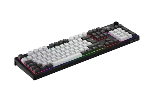 HATOR Skyfall 100 Pro Wireless clavier gaming silencieux RGB - vue 3