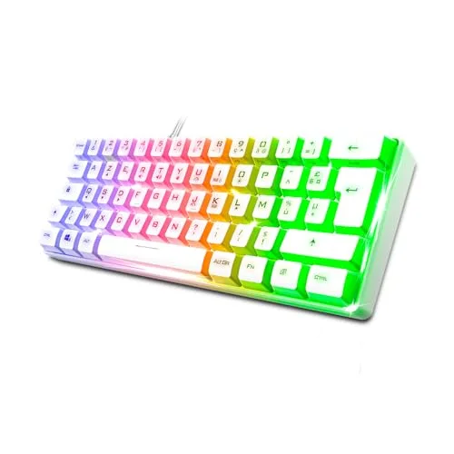 Spirit of Gamer PRO-K2 ARTIC Semi-mécanique RGB AZERTY 60%