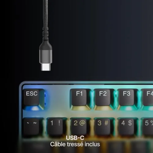 SteelSeries Apex Pro TKL Gen 3 AZERTY OmniPoint 3.0 - vue 8