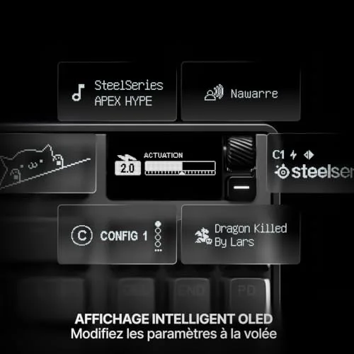 SteelSeries Apex Pro TKL Gen 3 Filaire RGB OmniPoint 3.0 - vue 5