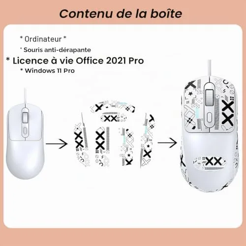 Clavier - HP - 685 Comfort Dual-Mode - Ergonomique - Sans fil - Mécanique AZERTY - vue 2