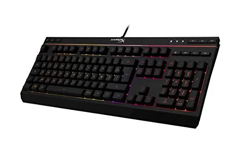 HyperX Alloy Core RGB Noir Membrane AZERTY RGB 5 zones - vue 3