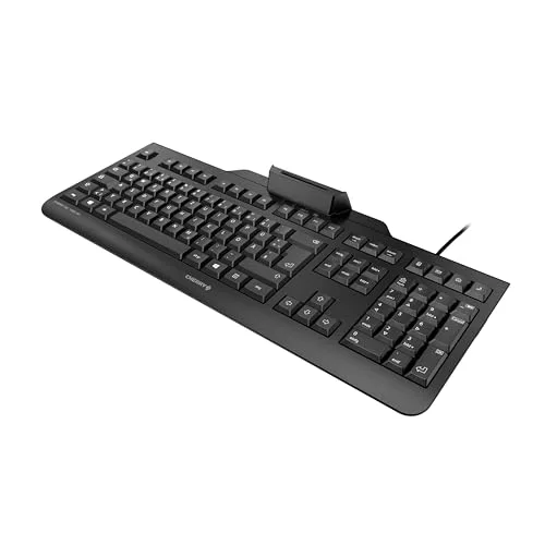 Cherry KC 1000 SC Clavier mécanique AZERTY avec lecteur carte à puce - vue 2