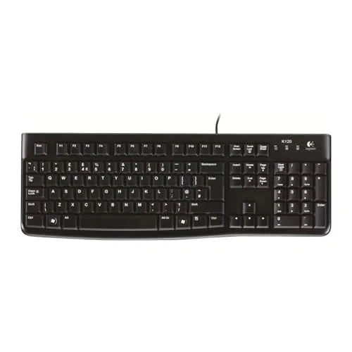 Logitech K120 AZERTY Membrane USB Filaire Silencieux - vue 3
