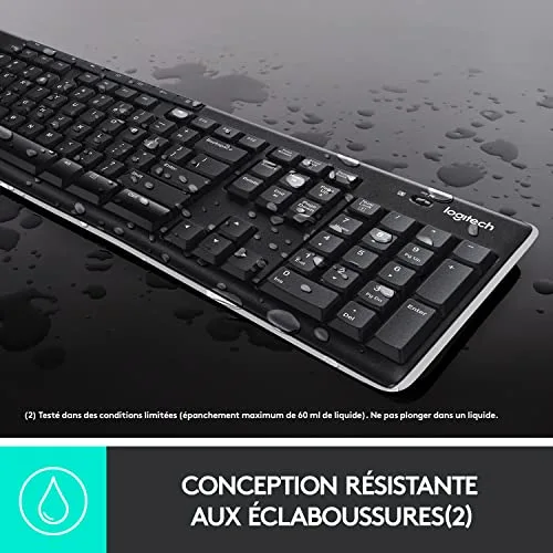 Logitech K270 Clavier sans fil AZERTY Membrane - vue 6