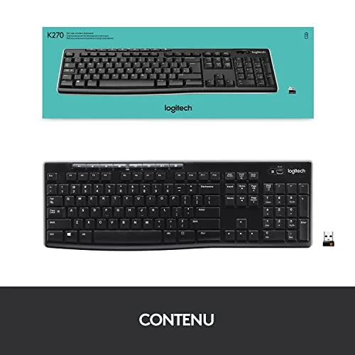 Logitech K270 Clavier sans fil AZERTY Membrane - vue 9