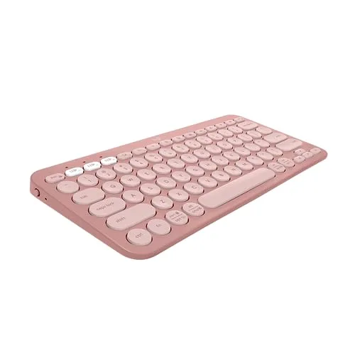 Logitech Pebble Keys 2 K380s Rose QWERTY ES