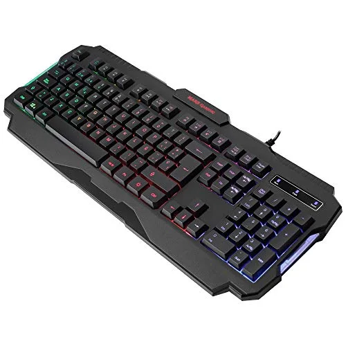 Mars Gaming MRK0 Clavier Membrane RGB Rainbow AZERTY - vue 3
