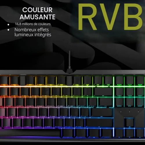 Cherry MX Board 3.0 S RGB QWERTZ MX Brown - vue 5