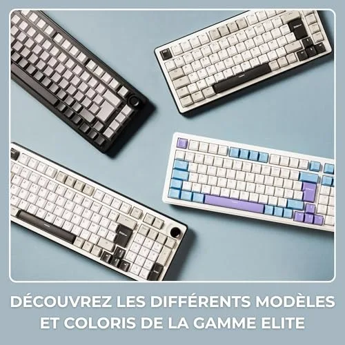 THE G-LAB KEYZ Elite 300 WG TKL sans fil RGB - vue 9