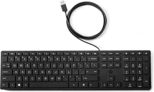 HP Wired Desktop 320K Clavier Mécanique Filaire USB Noir - vue 2