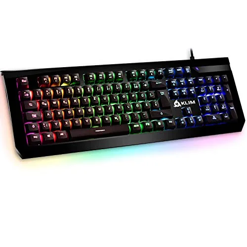 KLIM Domination Clavier Mécanique RGB Switchs Outemu Bleus AZERTY