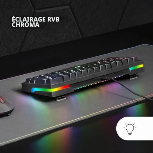 Mars Gaming MKMINIPRO 60% Hot-Swappable RGB - vue 4