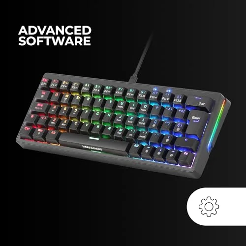 Mars Gaming MKMINIPRO 60% Hot-Swappable RGB - vue 5