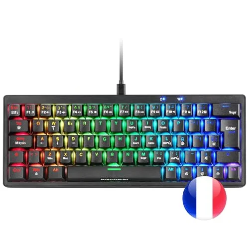 Mars Gaming MKMINIPRO 60% Hot-Swappable RGB - vue 6