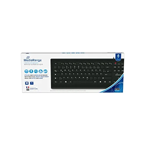 Clavier Mécanique - MediaRange - MROS101-FR - AZERTY - Filaire - USB - 105 Touches - vue 6