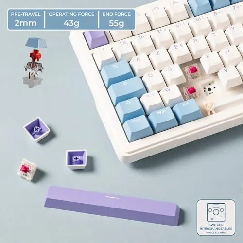 The G-Lab Keyz Elite 400 WB Triple Mode AZERTY RGB - vue 5