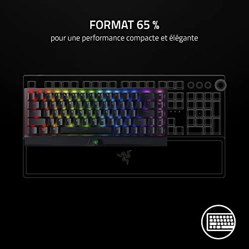 Razer BlackWidow V3 Mini HyperSpeed 65% sans fil - vue 2