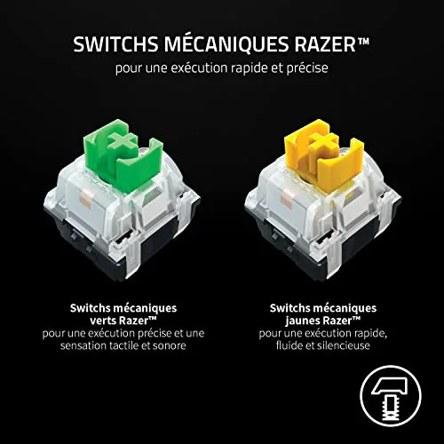 Razer BlackWidow V3 Mini HyperSpeed 65% sans fil - vue 5
