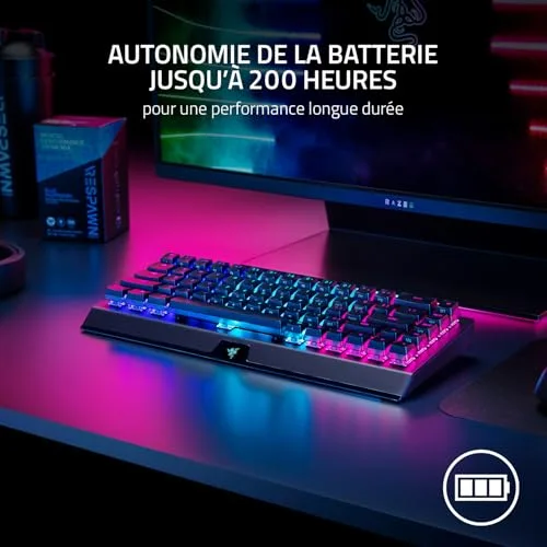 Razer BlackWidow V3 Mini HyperSpeed 65% sans fil - vue 7