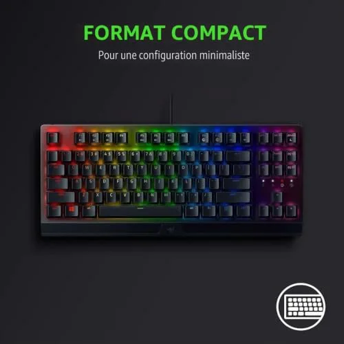 Razer BlackWidow V3 Tenkeyless RGB QWERTZ - vue 5