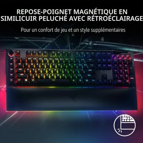 Razer BlackWidow V4 Pro Yellow FR - vue 6