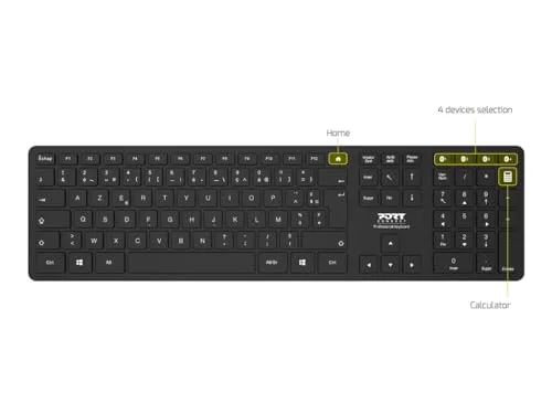 PORT Connect OFFICE PRO Clavier sans fil Bluetooth 5.0 AZERTY - vue 3