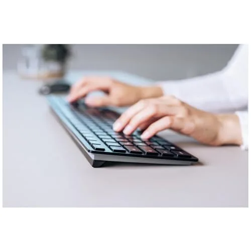 Cherry KW 9100 SLIM Clavier sans fil AZERTY ultra-minme - vue 2