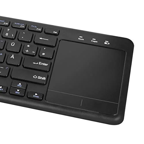 Logilink ID0188 Clavier sans fil avec touchpad 2,4 GHz QWERTZ Noir - vue 5