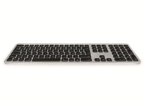 Logilink ID0206 Clavier Bluetooth 4.2 Multi-Device Noir-Argenté - vue 3